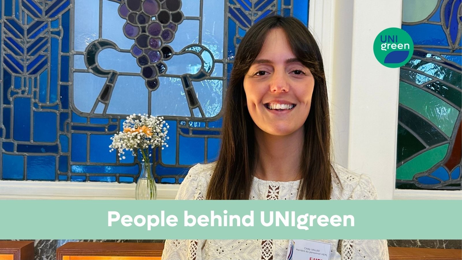 People behind UNIgreen: Cindy Vallée