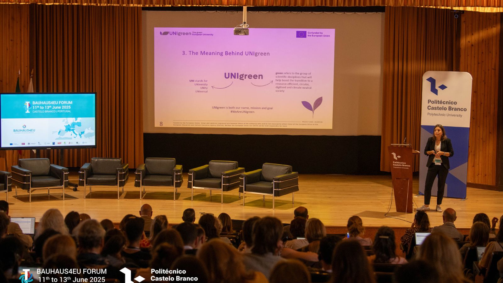 UNIGreen presented at BAUHAUS4EUit forum in Portugal
